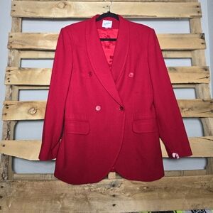 Jacqueline Ferrar blazer Size:6 Color:Red